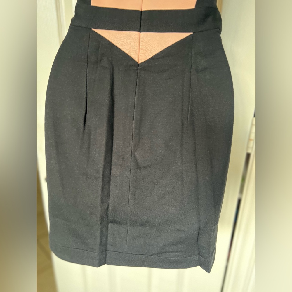 Rebecca Minkoff Stella Leather Panel Trim Dress NWT SZ 2 - Picture 12 of 15